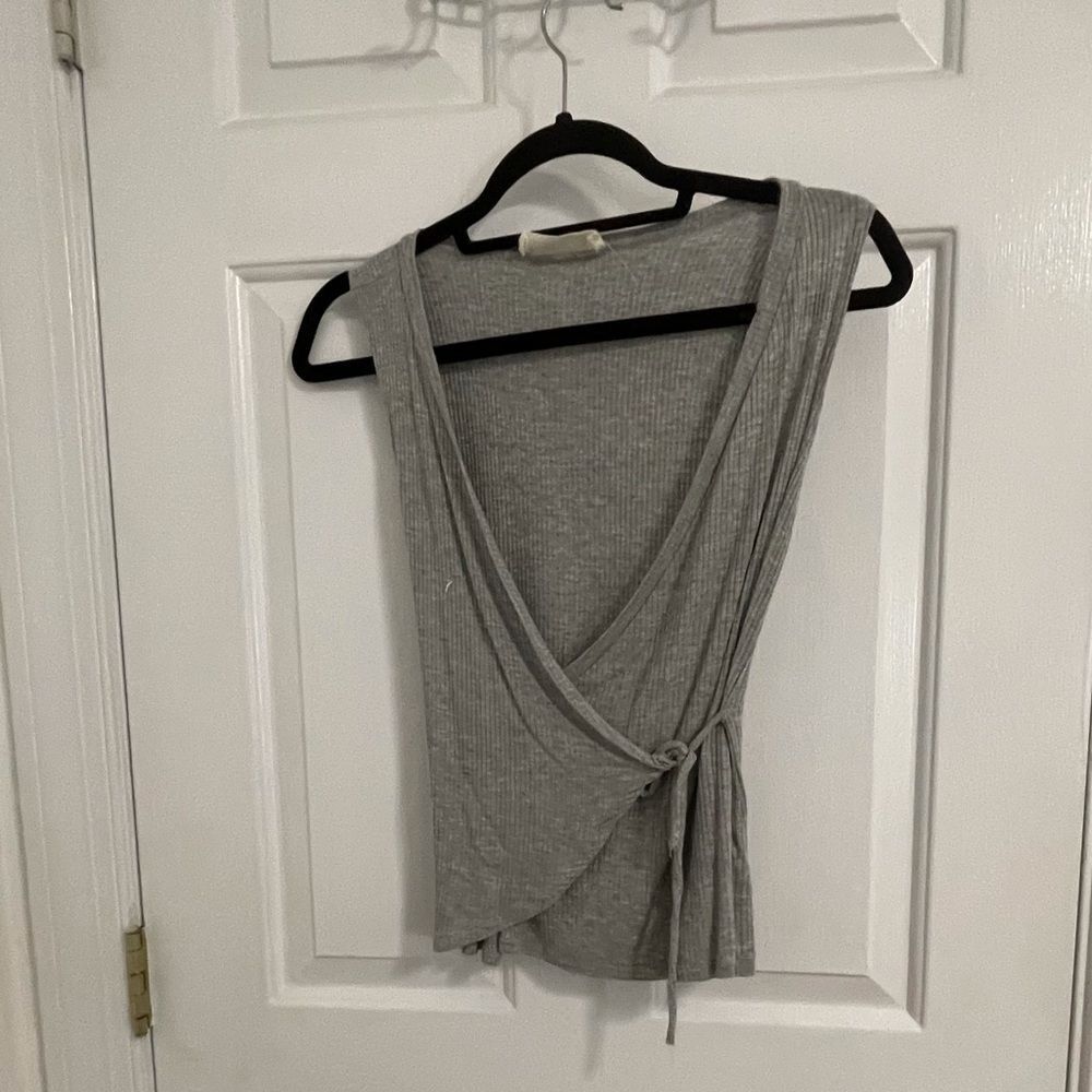 Twinkle by Wenlan Deep V Neck Tank Top